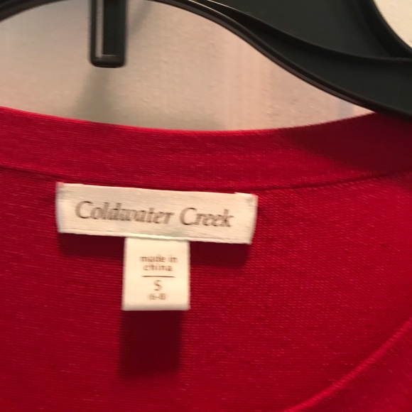 Red button down sweater - Picture 2 of 3